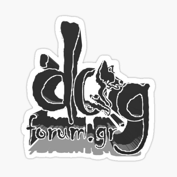 Dogforum Logo 3D Sticker