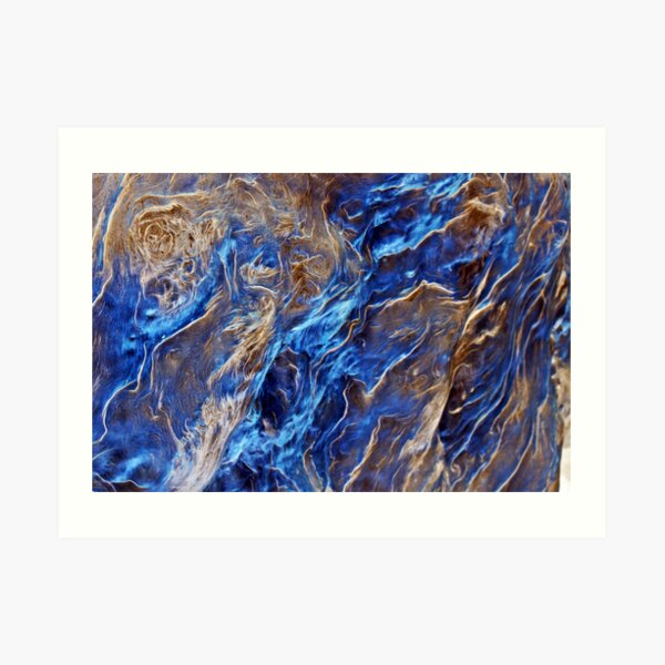 The Mood Of Blue Art Print
