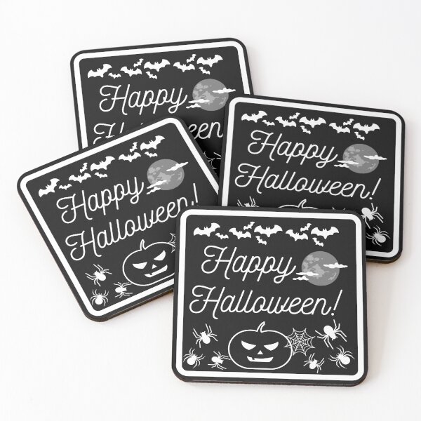 Item preview, Happy Halloween White designed and sold by SpiffyD.