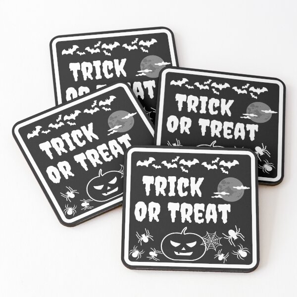 Item preview, Halloween Trick Or Treat White designed and sold by SpiffyD.