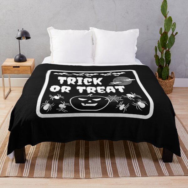 Item preview, Halloween Trick Or Treat White designed and sold by SpiffyD.