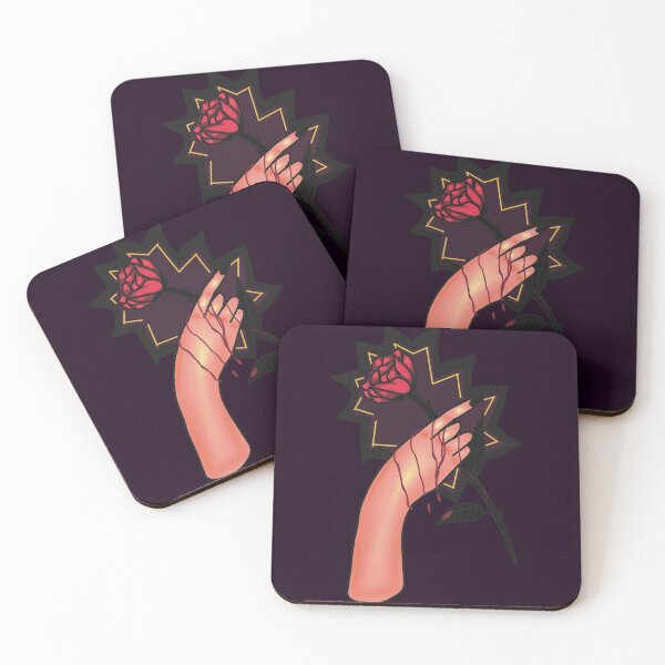 Item preview, Vintage Red Rose With Bloody Hand designed and sold by kristiART.