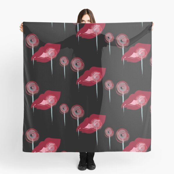 Lipstick and Lollipops by Muse in Mind Design Scarf
