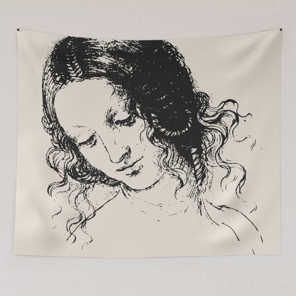 Item preview, The head of Leda by Leonardo da Vinci designed and sold by elforzi.