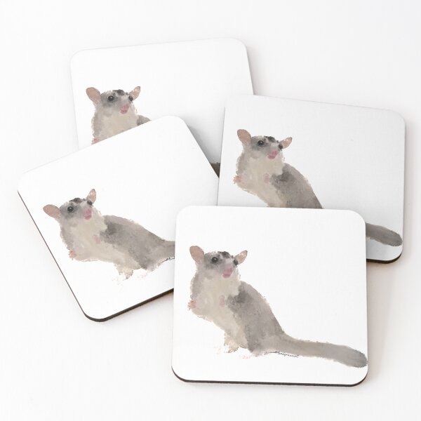 Item preview, Sugar Glider- Standard Grey 1 designed and sold by LordGraceArt.