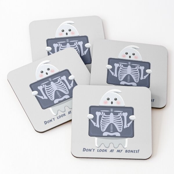 Item preview, 'Don't look at my bones!:' says the ghost designed and sold by Angele Gougeon.