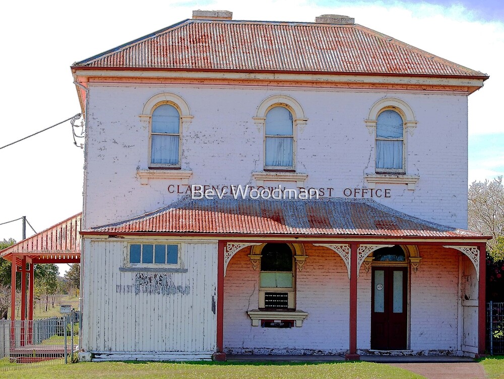 "Clarence Town Post Office Circa 1860" by Bev Woodman Redbubble