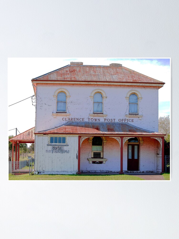 "Clarence Town Post Office Circa 1860" Poster by BevW Redbubble