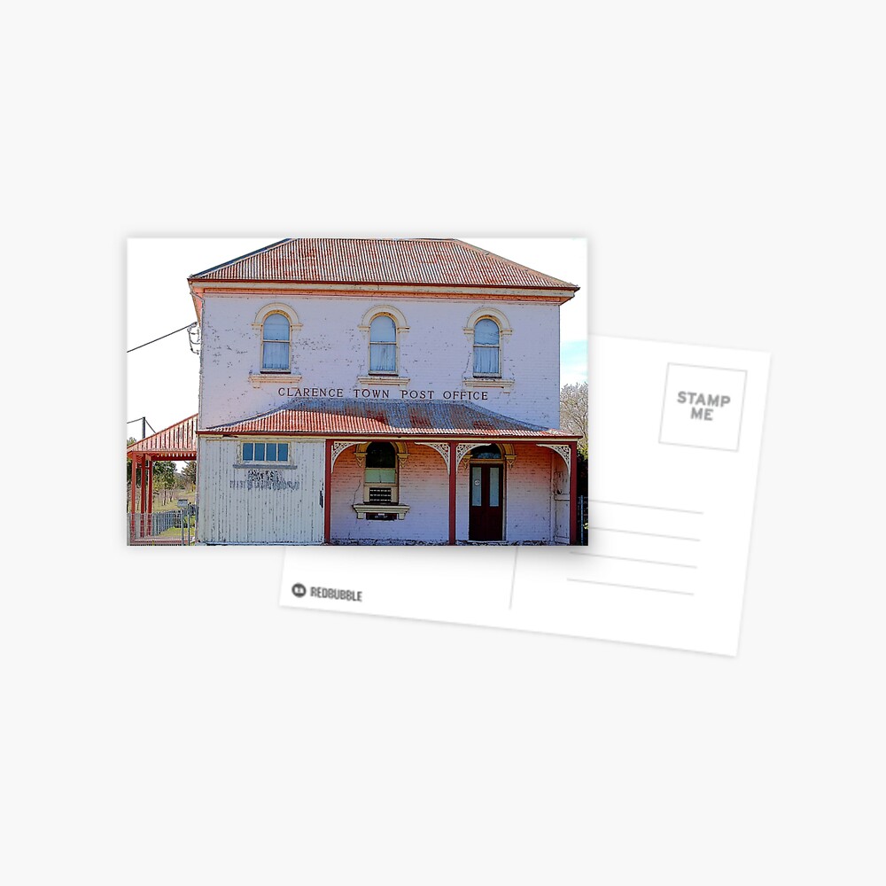 "Clarence Town Post Office Circa 1860" Postcard for Sale by BevW