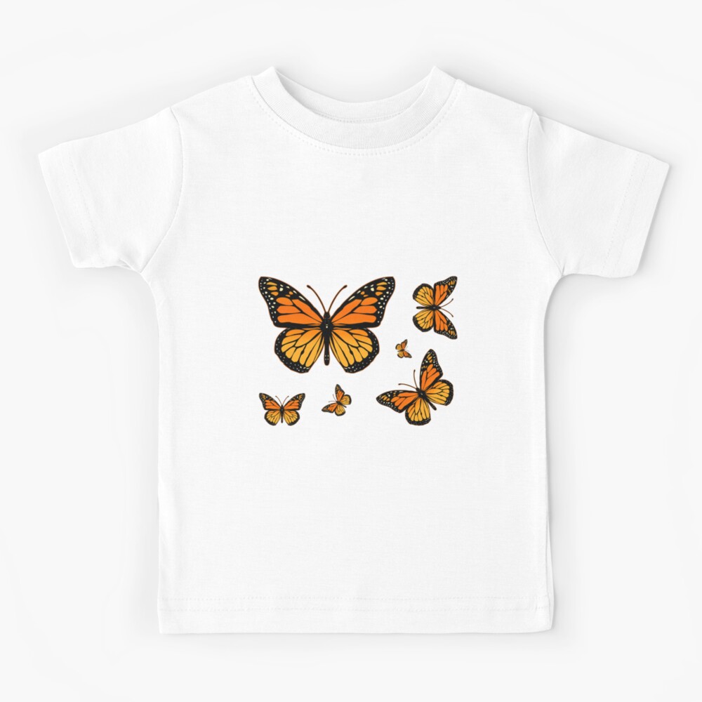 Monarch Butterfly Rapsody Kids T-Shirt for Sale by Garaga