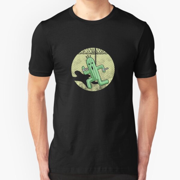 Escape from Cactuar Island- Final Fantasy Parody Slim Fit T-Shirt