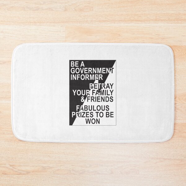Item preview, Be A Government Informer designed and sold by Off the Box.