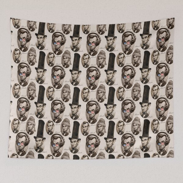 Item preview, Honest Abe Abraham Lincoln Caricatures designed and sold by MudgeStudios.