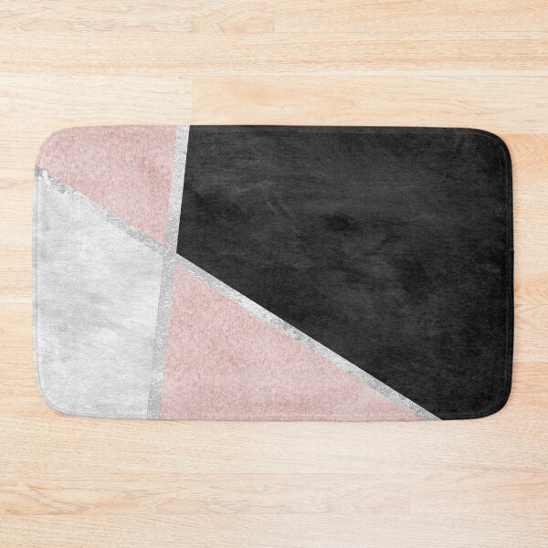 Item preview, Pink, Silver and Black Geometric Design designed and sold by machare.