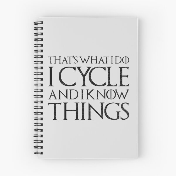 Item preview, I Cycle And I Know Things designed and sold by r-wallace.