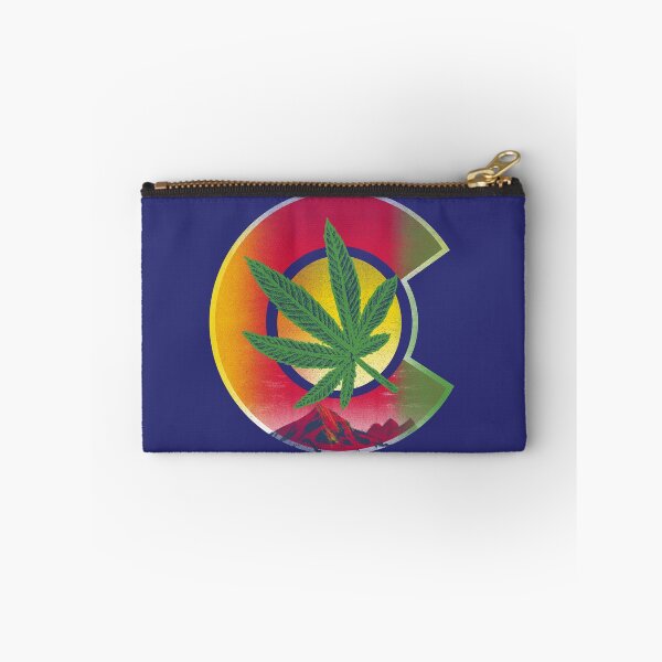 Item preview, vintage colorado flag cannabis leaf designed and sold by inkzella.