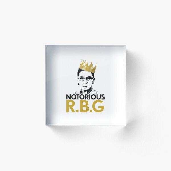 Notorious RBG Acrylic Block