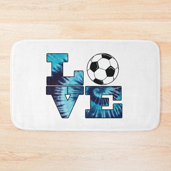 Item preview, Blue Burst Soccer Love Tie Dye Look designed and sold by theboujeebunny.