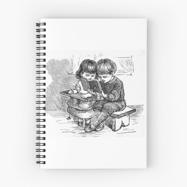 Item preview, 1880's Children Studying designed and sold by PictureNZ.