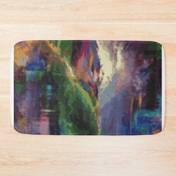Item preview, Abstract multicolored pixelated picture  designed and sold by Hvll1116.