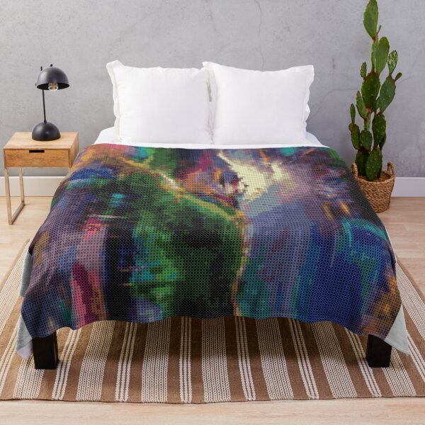 Item preview, Abstract multicolored pixelated picture  designed and sold by Hvll1116.