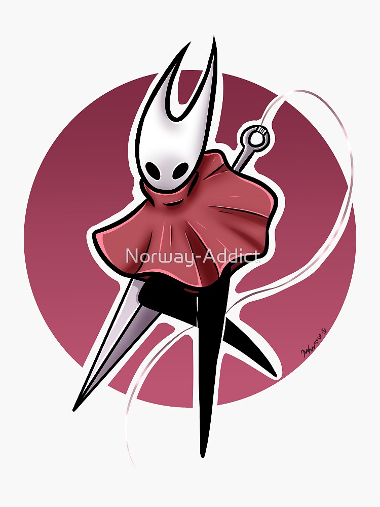 Hollow Knight Hornet Git Gud Sticker -  Norway