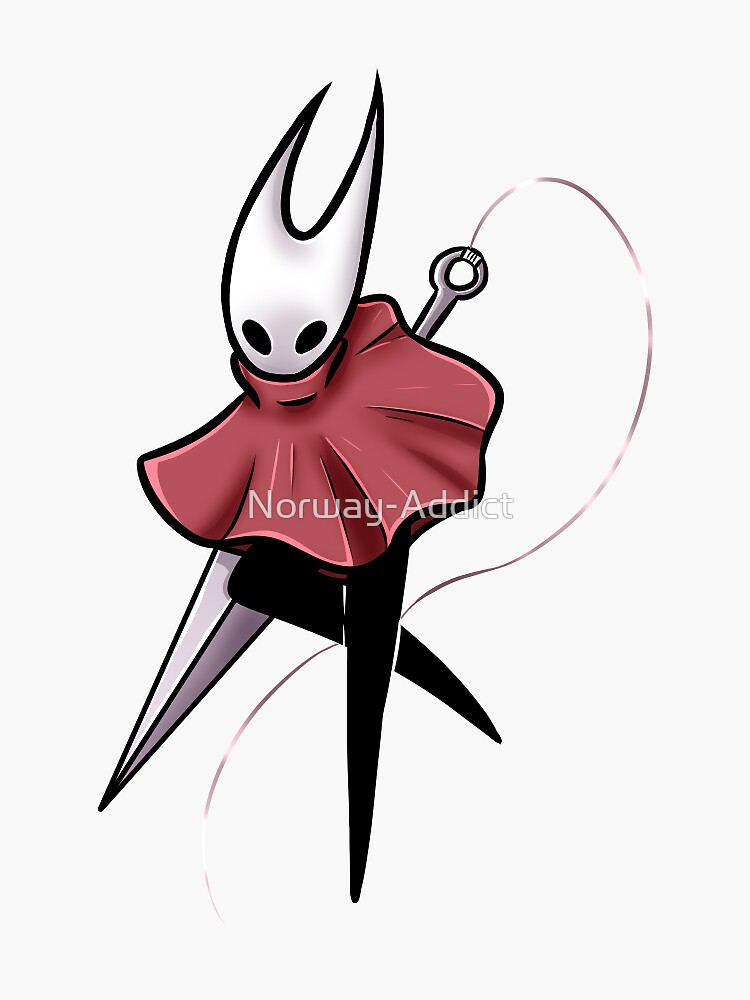 Hollow Knight Hornet Git Gud Sticker -  Norway