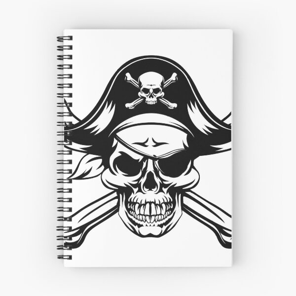 Item preview, PAF#7 Pirate Skull And Bones designed and sold by nakedlunch02.