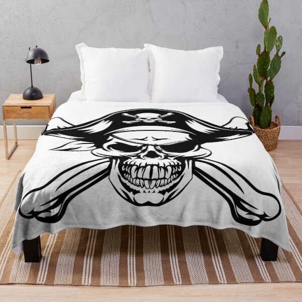 Item preview, PAF#7 Pirate Skull And Bones designed and sold by nakedlunch02.