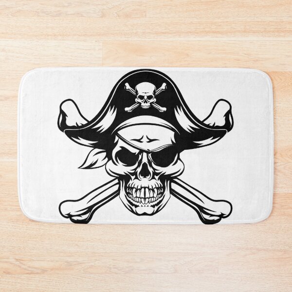Item preview, PAF#7 Pirate Skull And Bones designed and sold by nakedlunch02.