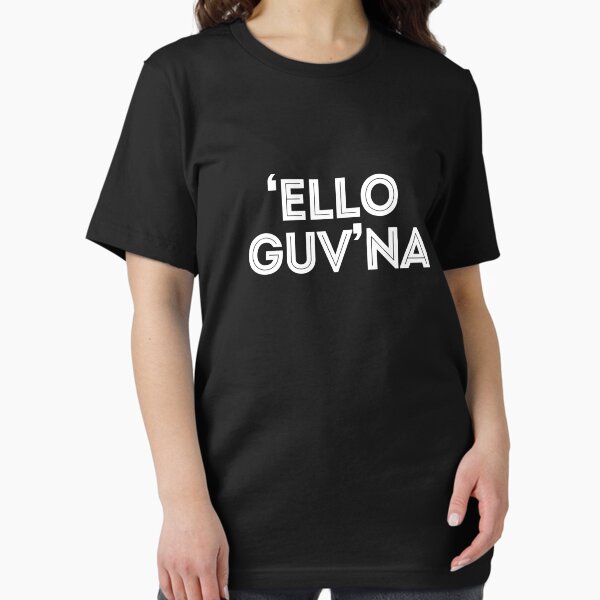 Aperçu de l'œuvre Bonjour Gouverneur - 'Ello Guv'na - Conception drôle de dictons britanniques créée et vendue par Jockeybox.