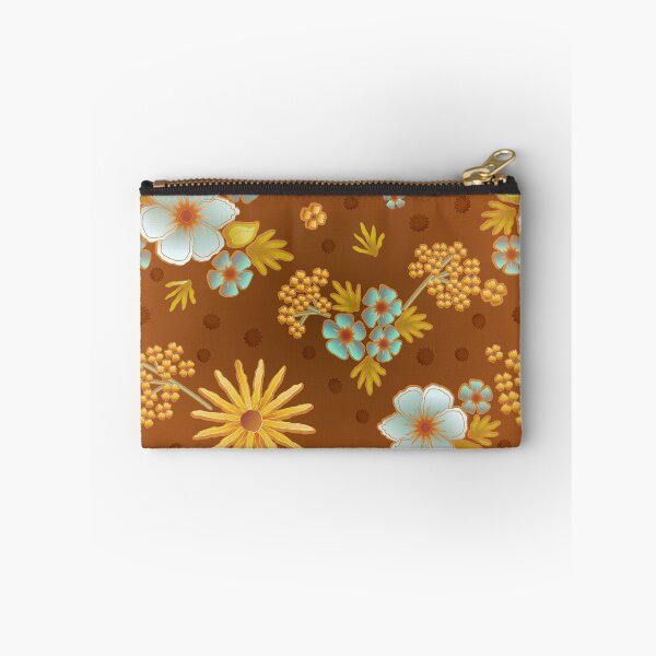 Aperçu de l'œuvre Floral sarcelle de cuivre vintage créée et vendue par ZENDYtechSTYLE.