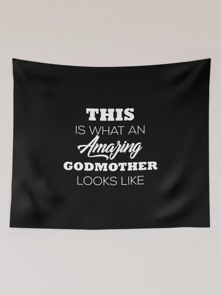 Thumbnail 2 von 3, Wandbehang, This Is What An Amazing Godmothers Looks Like designt und verkauft von Rodding.