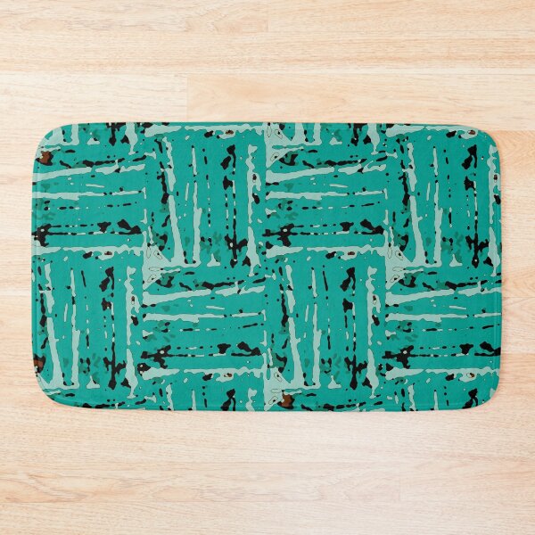 Item preview, Malachite Abstract Spatter Tile designed and sold by ZENDYtechSTYLE.