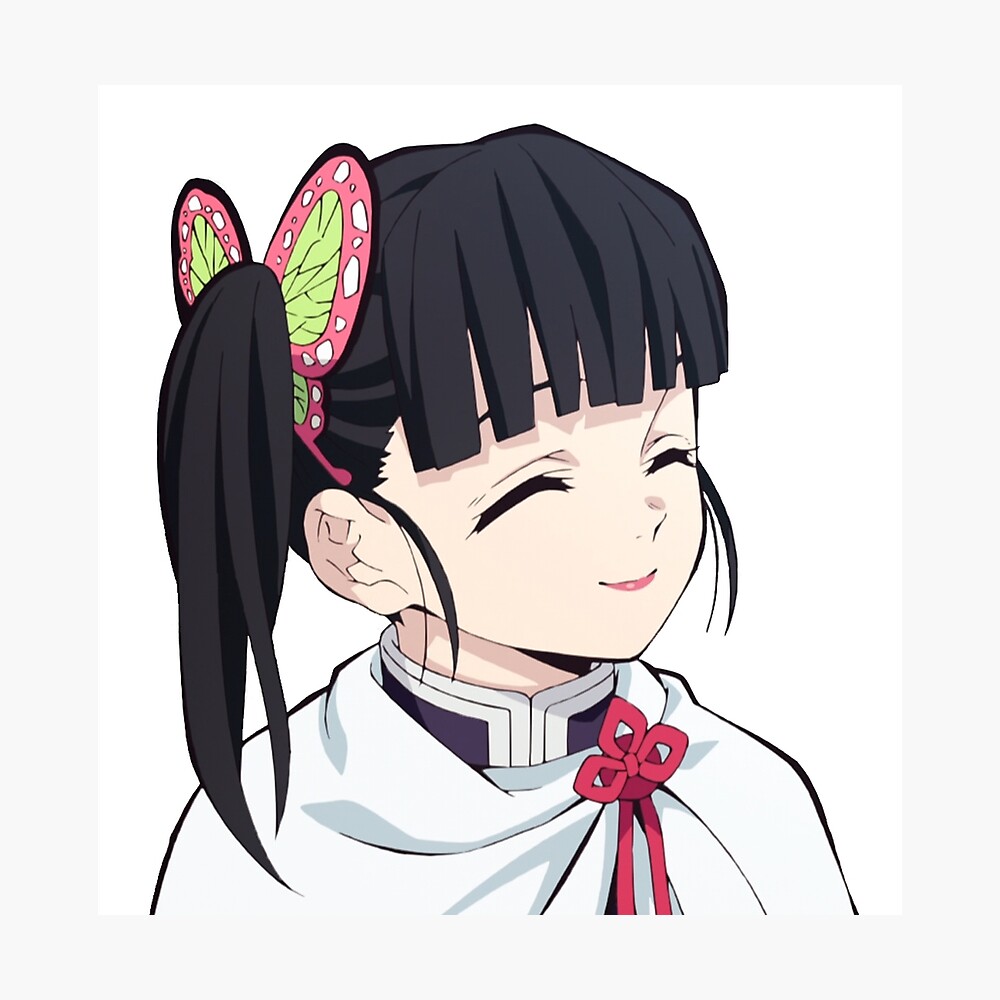 Demon Slayer Kimetsu No Yaiba Kanao Tsuyuri Smile Poster By Wabobabo Redbubble