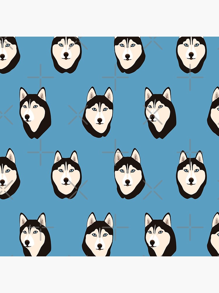 Husky Dogs Heads by nadyanadya