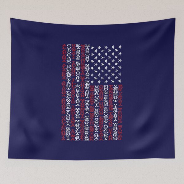 Item preview, United States Names Flag designed and sold by Garaga.