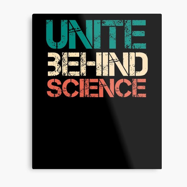 Artikel-Vorschau von Vereinige dich hinter der Wissenschaft, designt und verkauft von UnityforScience.