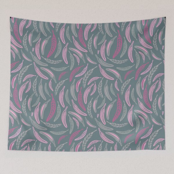 Item preview, Green Gumnut leaves Pattern designed and sold by Sketchbook Designs.
