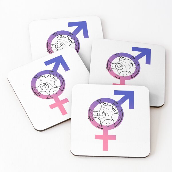 Item preview, Circular Gallifreyan: Genderfluid, with symbol designed and sold by FireLemur.