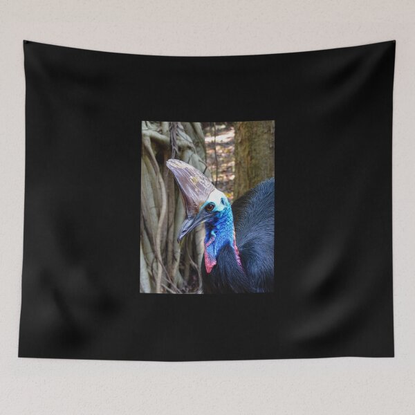 Item preview, Southern Cassowary (Casuarius casuarius) close up designed and sold by Connie Pinson.