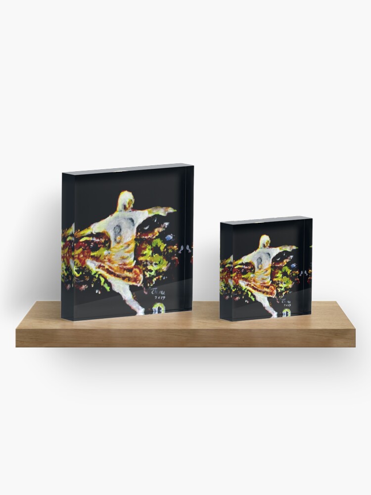 Alternate view of Soccer Power Acrylic Block