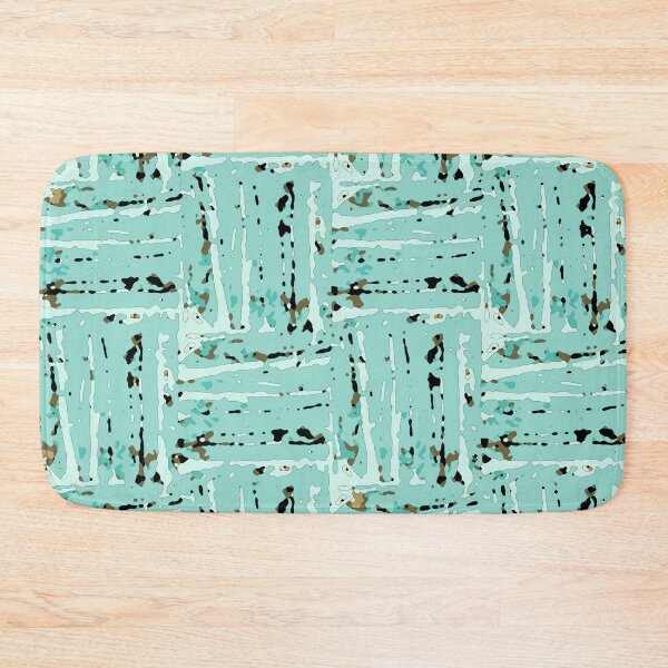 Item preview, Seafoam Abstract Spatter Tile designed and sold by ZENDYtechSTYLE.