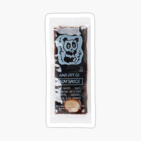 Item preview, Soy Sauce Packet Realistic designed and sold by RealismMarket.