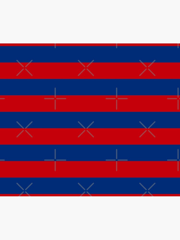 Large Nautical Red and Blue Stripes Decor by Garaga