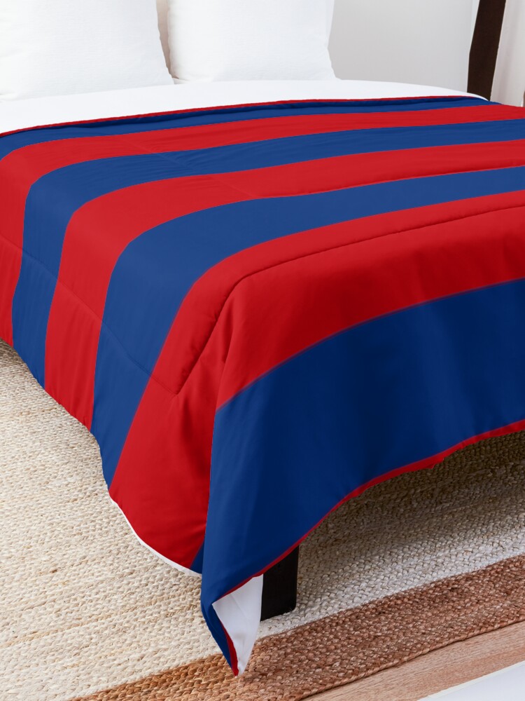 Alternate view of Large Nautical Red and Blue Stripes Decor Comforter