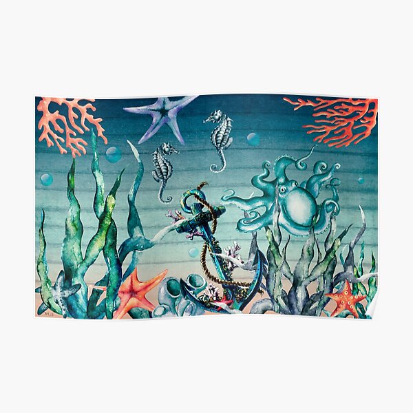 tropical island Poster