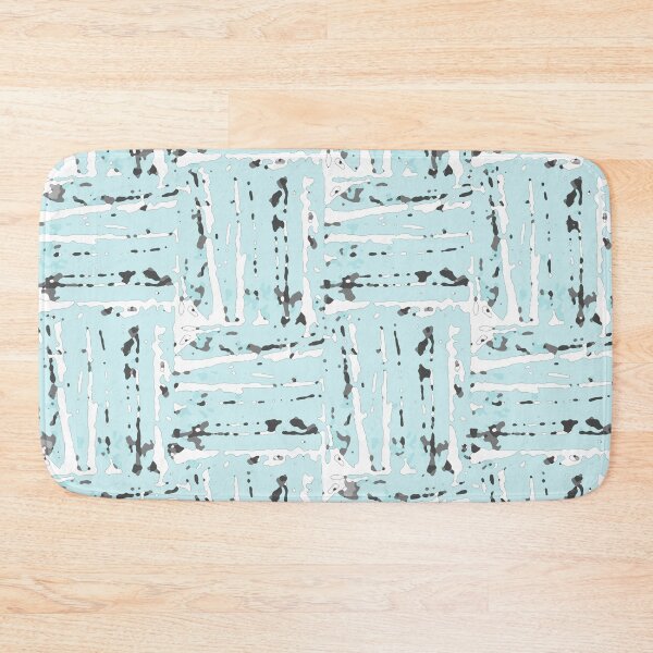 Item preview, Teal Abstract Spatter Tile designed and sold by ZENDYtechSTYLE.