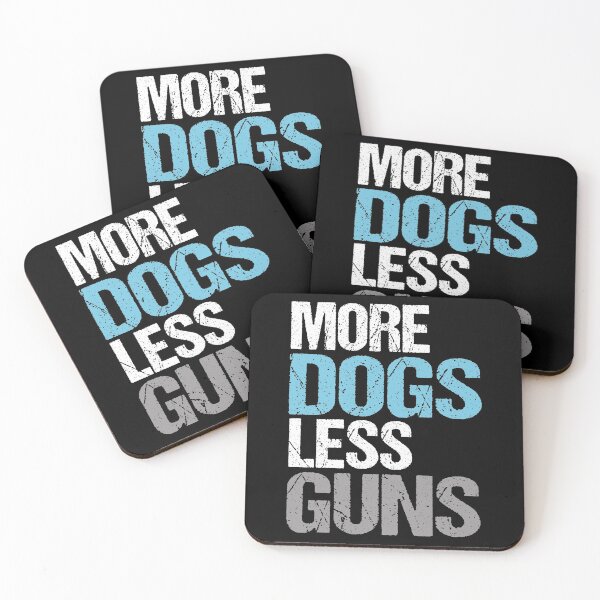 Item preview, More Dogs Less Guns designed and sold by Epic Love Designs.