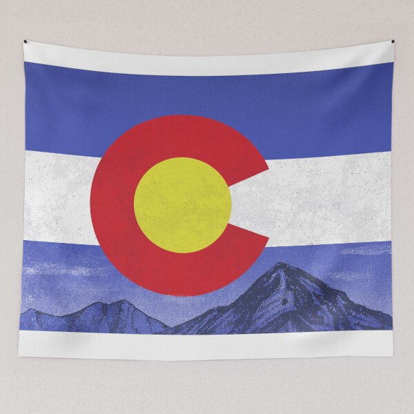 Item preview, vintage colorado flag designed and sold by inkzella.
